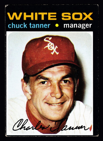 1971 Topps #661 Chuck Tanner SP GD