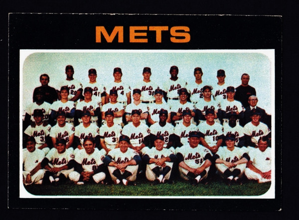 1971 Topps #641 New York Mets Team EX+