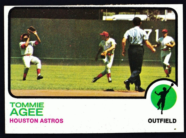 1973 Topps #420 Tommie Agee VGEX
