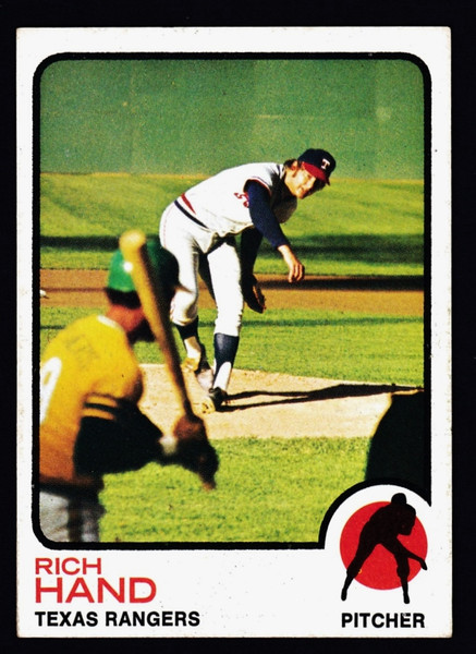 1973 Topps #398 Rich Hand EX