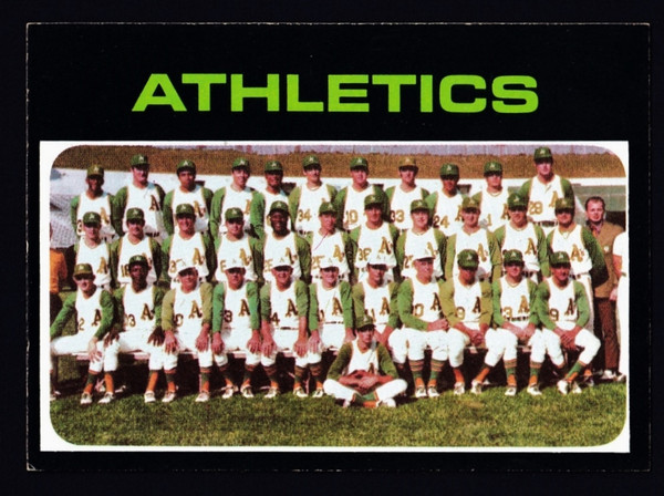 1971 Topps #624 Oakland Athletics Team EXMT