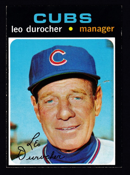 1971 Topps #609 Leo Durocher EX