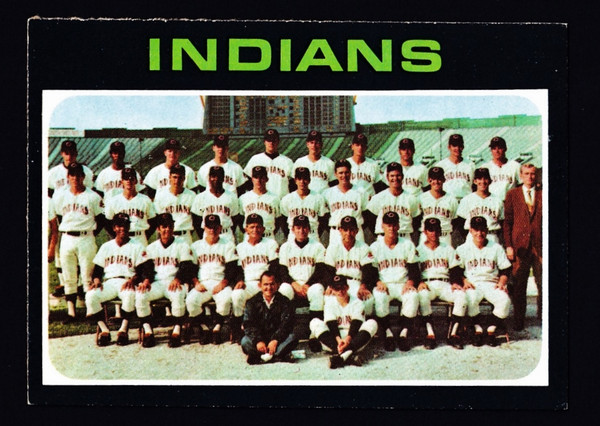 1971 Topps #584 Cleveland Indians Team EXMT