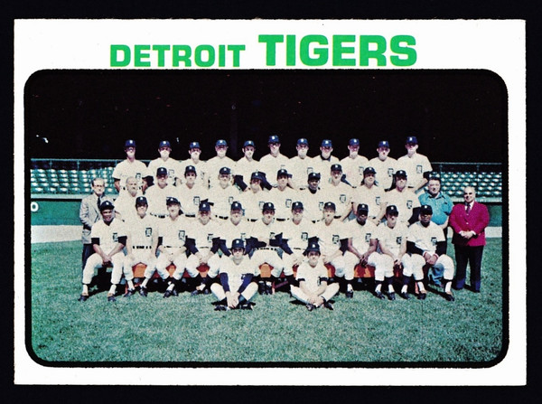 1973 Topps #191 Detroit Tigers Team NM