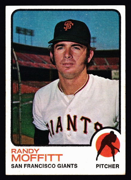 1973 Topps #043 Randy Moffitt RC EX
