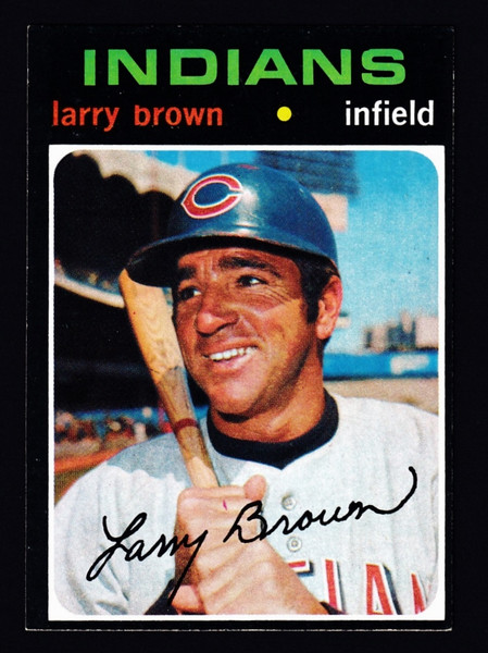 1971 Topps #539 Larry Brown EX