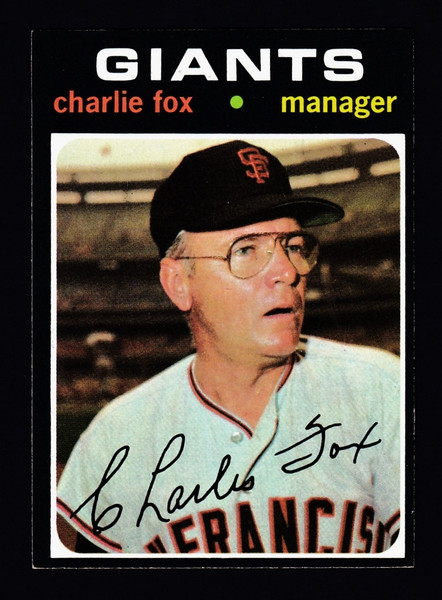 1971 Topps #517 Charlie Fox EX