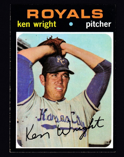 1971 Topps #504 Ken Wright EX