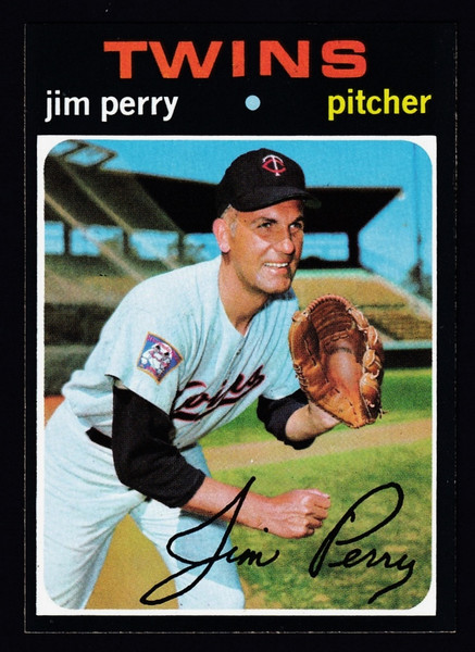 1971 Topps #500 Jim Perry NM+