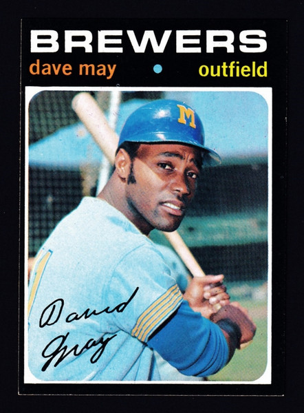 1971 Topps #493 Dave May EX+