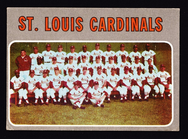 1970 Topps #549 St. Louis Cardinals Team VG+