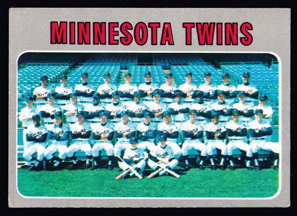 1970 Topps #534 Minnesota Twins Team VG