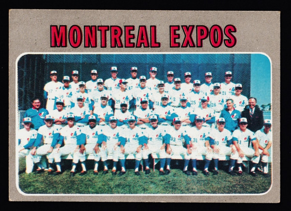 1970 Topps #509 Montreal Expos Team VGEX