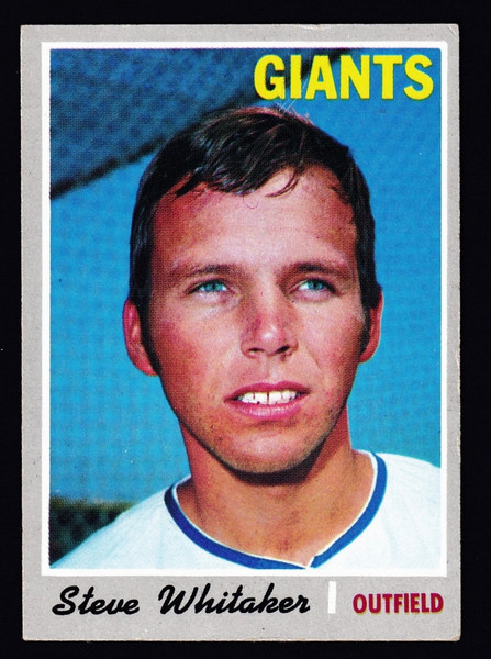 1970 Topps #496 Steve Whitaker VG+