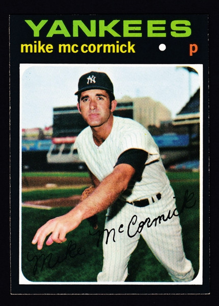 1971 Topps #438 Mike McCormick EXMT+