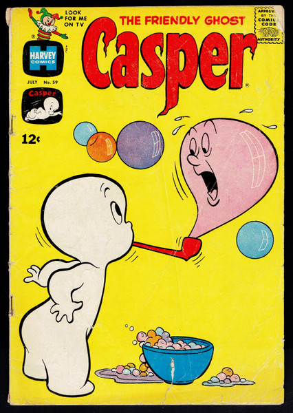 1963 Harvey Casper The Friendly Ghost #59 GD