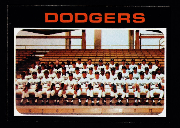 1971 Topps #402 Los Angeles Dodgers Team EXMT+