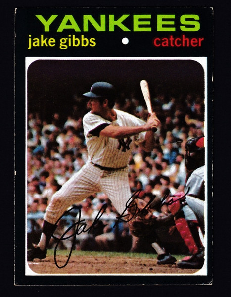 1971 Topps #382 Jake Gibbs VGEX