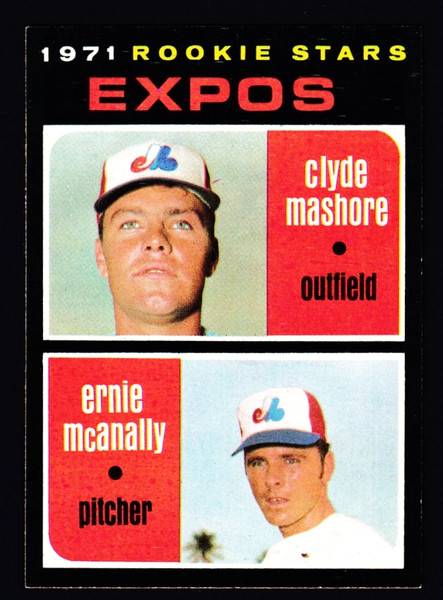 1971 Topps #376 Expos Rookies NM
