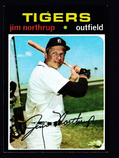 1971 Topps #265 Jim Northrup No Black Blob On The Right EX+