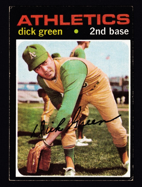 1971 Topps #258 Dick Green VGEX