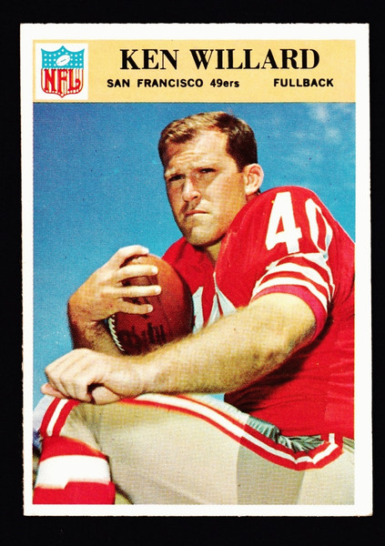 1966 Philadelphia #181 Ken Willard RC EX