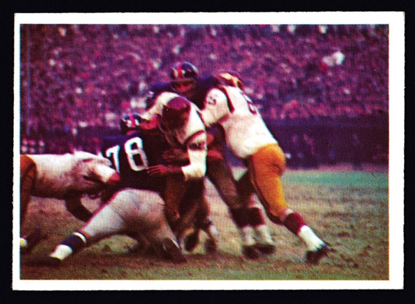 1966 Philadelphia #195 Redskins Play VGEX