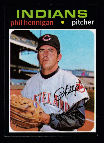 1971 Topps #211 Phil Hennigan RC EX