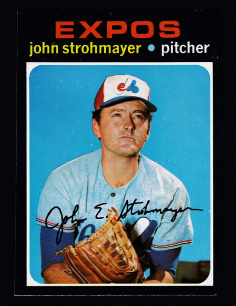 1971 Topps #232 John Strohmayer RC EX+