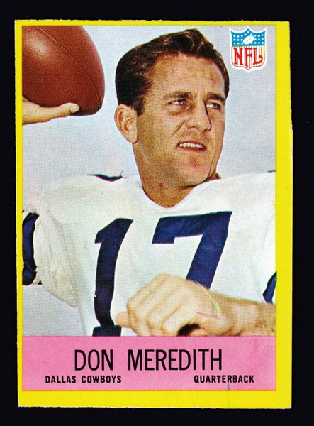 1967 Philadelphia #057 Don Meredith Miscut