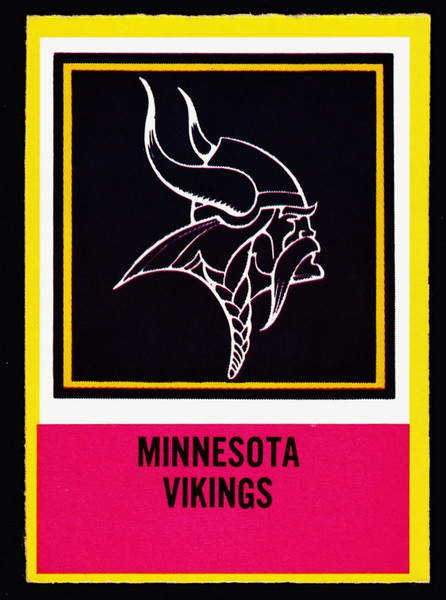 1967 Philadelphia #108 Minnesota Vikings Logo EX-