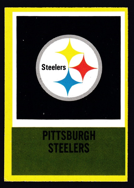 1967 Philadelphia #156 Pittsburgh Steelers Logo VGEX