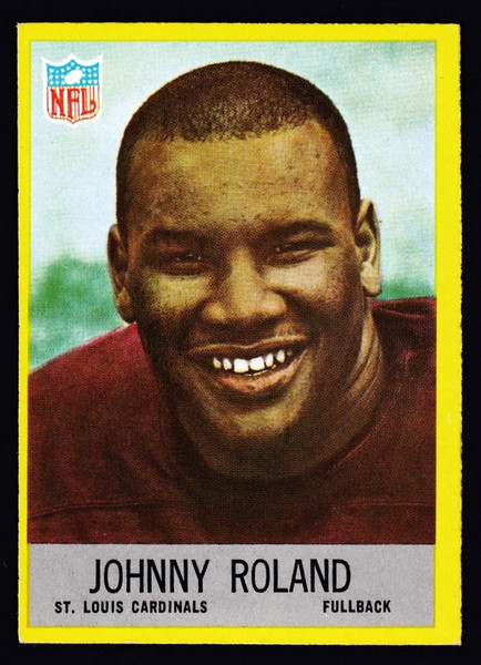 1967 Philadelphia #163 Johnny Roland RC VGEX