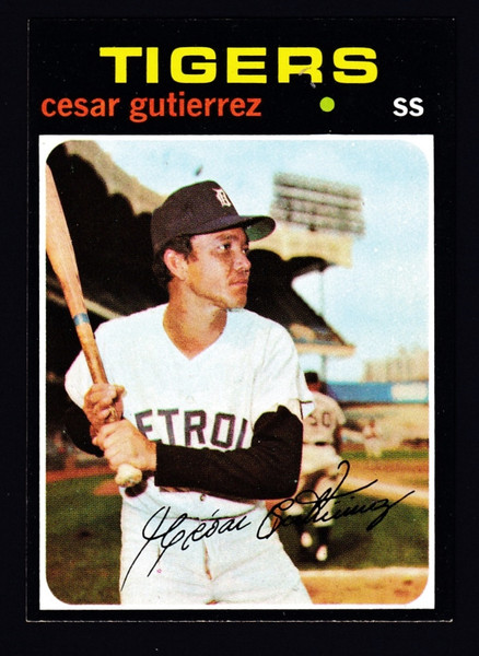 1971 Topps #154 Cesar Gutierrez NM