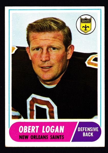 1968 Topps #004 Obert Logan VGEX