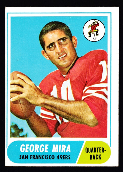 1968 Topps #009 George Mira VGEX