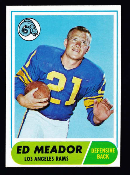 1968 Topps #106 Ed Meador EX-