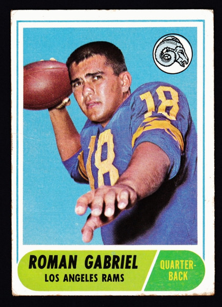 1968 Topps #132 Roman Gabriel GD