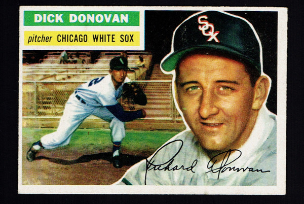 1956 Topps #018 Dick Donovan GB VGEX