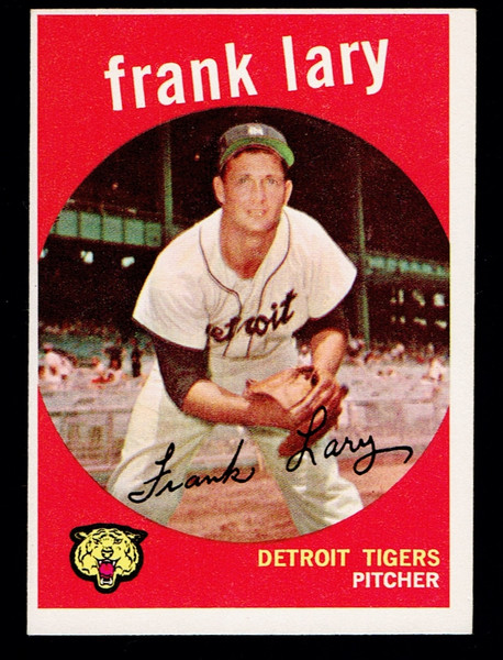 1959 Topps #393 Frank Lary EX