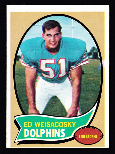1970 Topps #262 Ed Weisacosky RC VGEX
