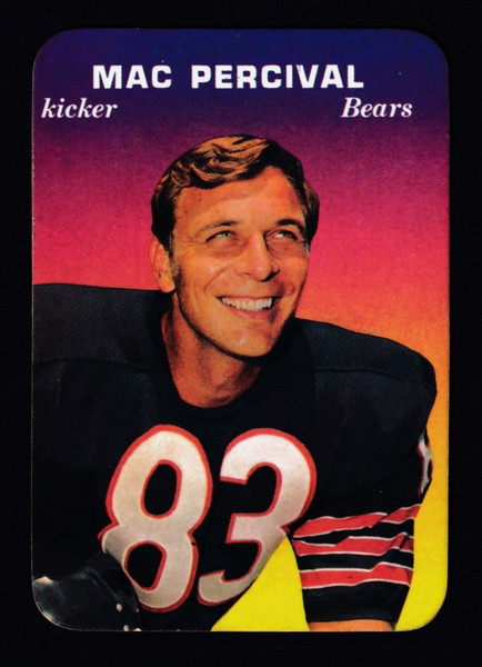 1970 Topps Super Glossy #04 Mac Percival NM