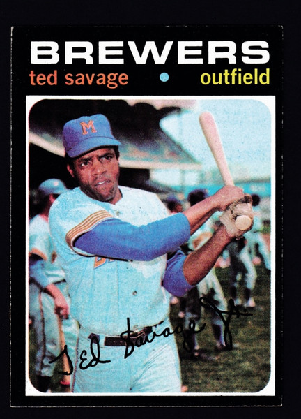 1971 Topps #076 Ted Savage EX