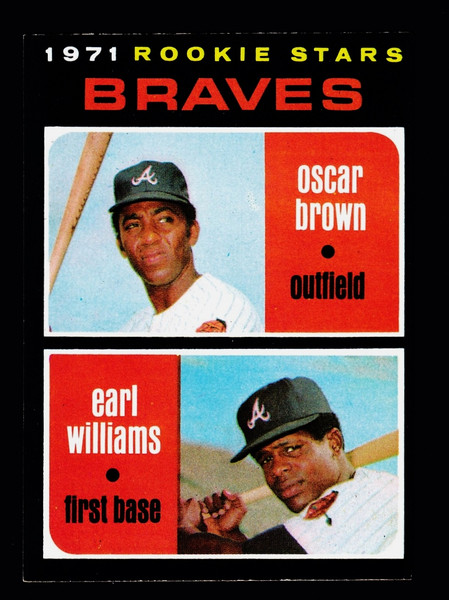 1971 Topps #052 Braves Rookie Stars EXMT