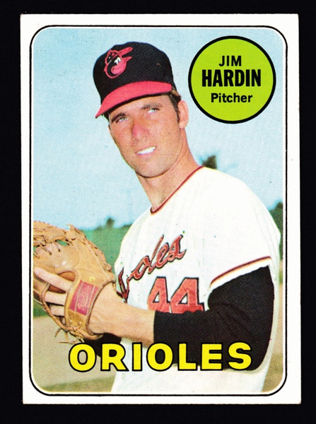 1969 Topps #610 Jim Hardin EX-