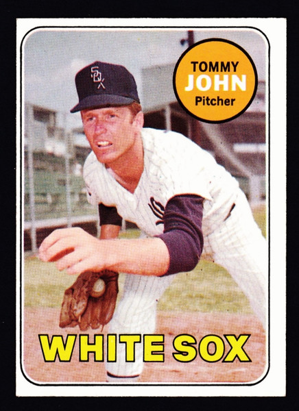 1969 Topps #465 Tommy John EX