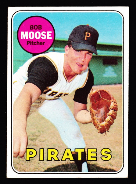 1969 Topps #409 Bob Moose EX