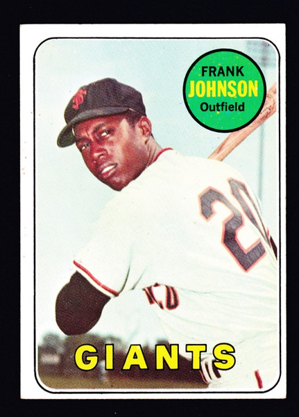 1969 Topps #227 Frank Johnson RC VGEX