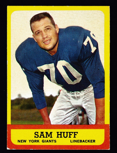 1963 Topps #059 Sam Huff SP VGEX