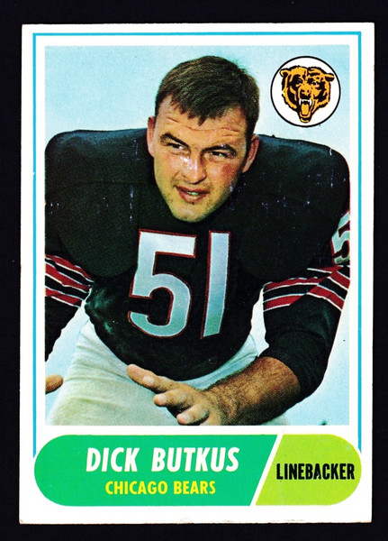 1968 Topps #127 Dick Butkus EX-